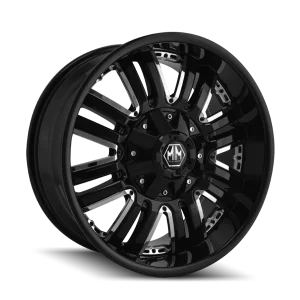 Mayhem – ASSAULT – Black – 18″x9″ 18mm – All weather Wheels – 8070-8956B18